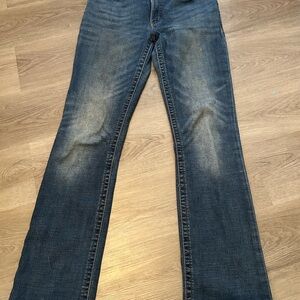 Wrangler Dark Blue Bootcut Jeans
